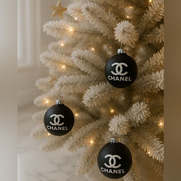 Black Chanel Ornaments - Picture 2 of 8